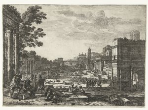 Forum Romain à Rome - Claude Lorrain