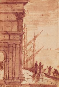Embarcadère au lever du soleil - Claude Lorrain