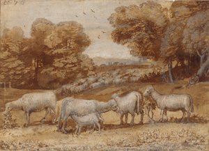 Paysage avec Moutons, vers 1648
