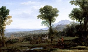 Paysage avec Saint Philippe baptisant l