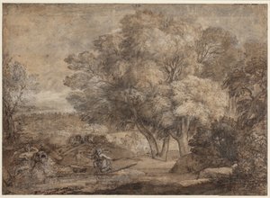 Paysage avec Narcisse et Écho - Claude Lorrain