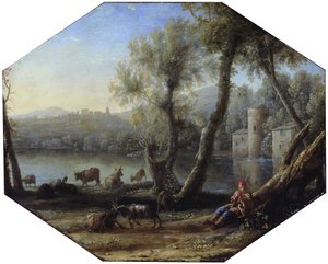 Paysage pastoral - Claude Lorrain