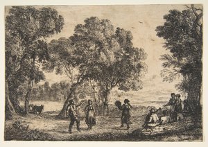 La Danse Campagnarde Petite Plaque