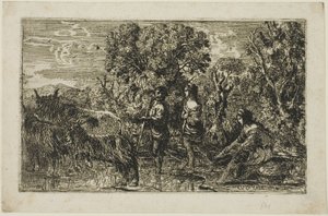 Le gué - Claude Lorrain