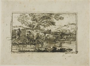 Le troupeau à l