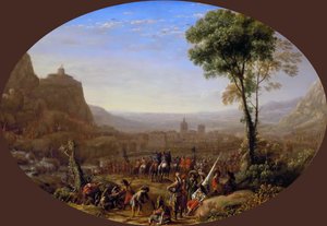 Le passage de Suse pris par Louis XIII en 1629 - Claude Lorrain