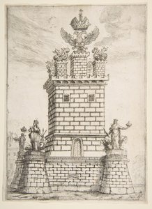 La Tour carrée, 1637 - Claude Lorrain