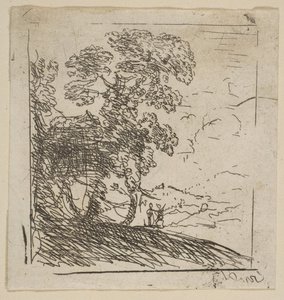 Les Deux Paysages Arbre Droit, ca. 1630 - Claude Lorrain