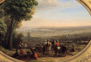 Le siège de La Rochelle par Louis XIII le 8 octobre - Claude Lorrain