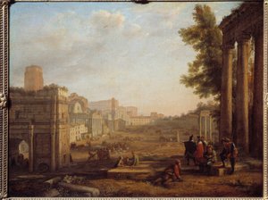 Vue du Campo Vaccino à Rome - Claude Lorrain