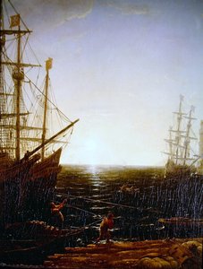 Scène de port (détail) - Claude Lorrain