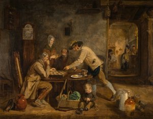 Les joueurs de dames, 1844