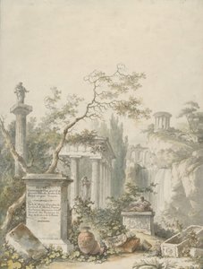 Conception pour un Frontispice, 1782 - Claude Louis Chatelet