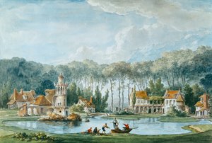 Le Hameau, Petit Trianon, 1786 - Claude Louis Chatelet
