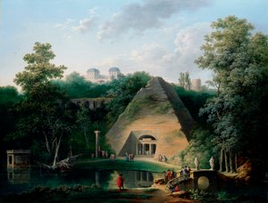 La pyramide au château de Maupertuis, c.1785