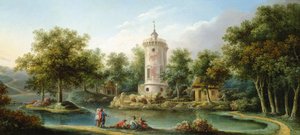 La Tour de Marlborough dans le Jardin des Mesdames, Bellevue