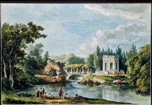 Vue du jardin, de 
