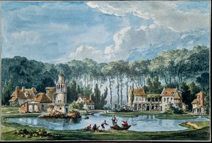 Vue du jardin, de 