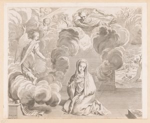 Annonciation - Claude Mellan