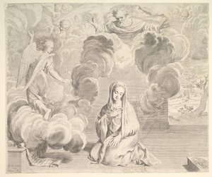 Annonciation - Claude Mellan