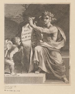 Apollon et un amour - Claude Mellan