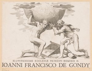 Atlas donne le globe céleste à Hercule