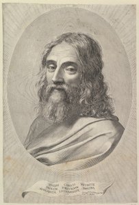 Buste de saint Joseph dans un cadre ovale