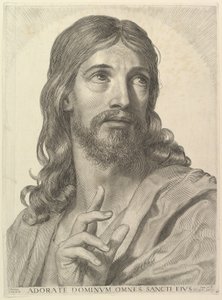 Buste du Christ adulte - Claude Mellan