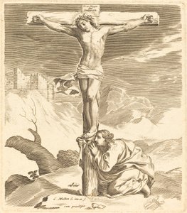 Le Christ en croix - Claude Mellan