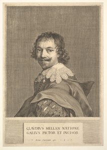 Claude Mellan : Autoportrait, 1635 - Claude Mellan
