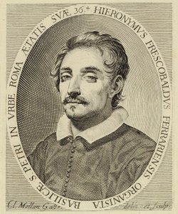 Girolamo Frescobaldi (1583-1643), gravure de Claude Mellan (1619). - Claude Mellan