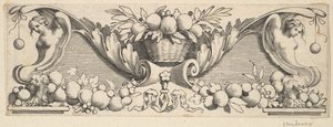 Bandeau : Panier de fruits - Claude Mellan