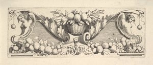 Bandeau : Panier de fruits - Claude Mellan