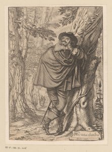 James Howell appuyé contre un arbre