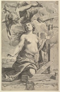 Le martyre de Sainte Catherine - Claude Mellan