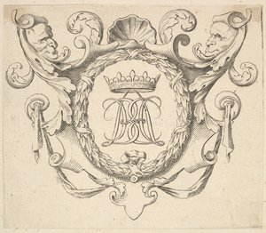 Monogramme Couronné - Claude Mellan