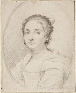 Portrait de Virginia de Vezzo da Velletri - Claude Mellan