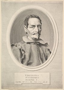 Portrait de Vicenzo Giustiniani, 1631 - Claude Mellan