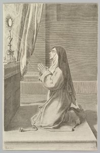 Sainte Claire, 1667 - Claude Mellan