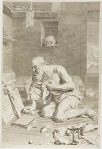 Saint Jérôme priant - Claude Mellan
