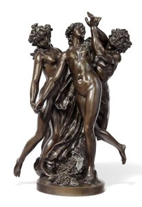 Les Trois Grâces, vers 1860 - Claude Michel (after) Clodion
