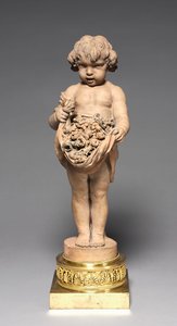 Enfant portant des fruits et des fleurs, 18e-début 19e siècle - Claude Michel Clodion