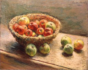 Le Panier de Pommes, 1880 - Claude Monet