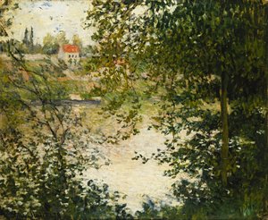 À Travers les Arbres, Île de la Grande Jatte, 1878 - Claude Monet