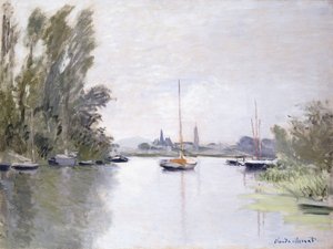 Argenteuil, vue du petit bras de la Seine, 1872 - Claude Monet