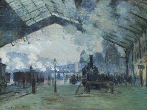 Arrivée du train de Normandie, Gare Saint-Lazare - Claude Monet
