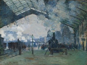 Arrivée du train de Normandie, Gare Saint-Lazare, 1877 - Claude Monet