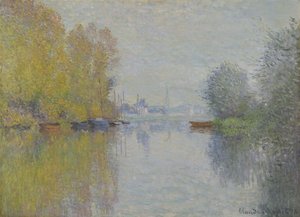 Automne sur la Seine, Argenteuil - Claude Monet