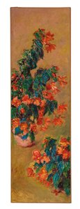 Azalées rouges en pot - Claude Monet