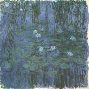 Nymphéas bleus - Claude Monet